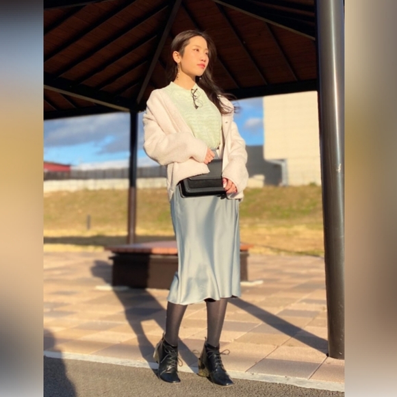 Uniqlo | Mint Light Souffle Yarn Mock Neck Sweater - Picture 4 of 9